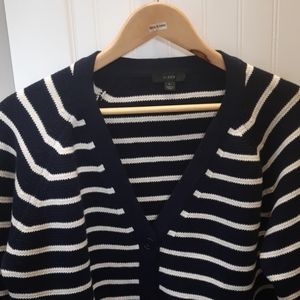 COPY - NWOT 💗 J. CREW Navy Striped Cardigan